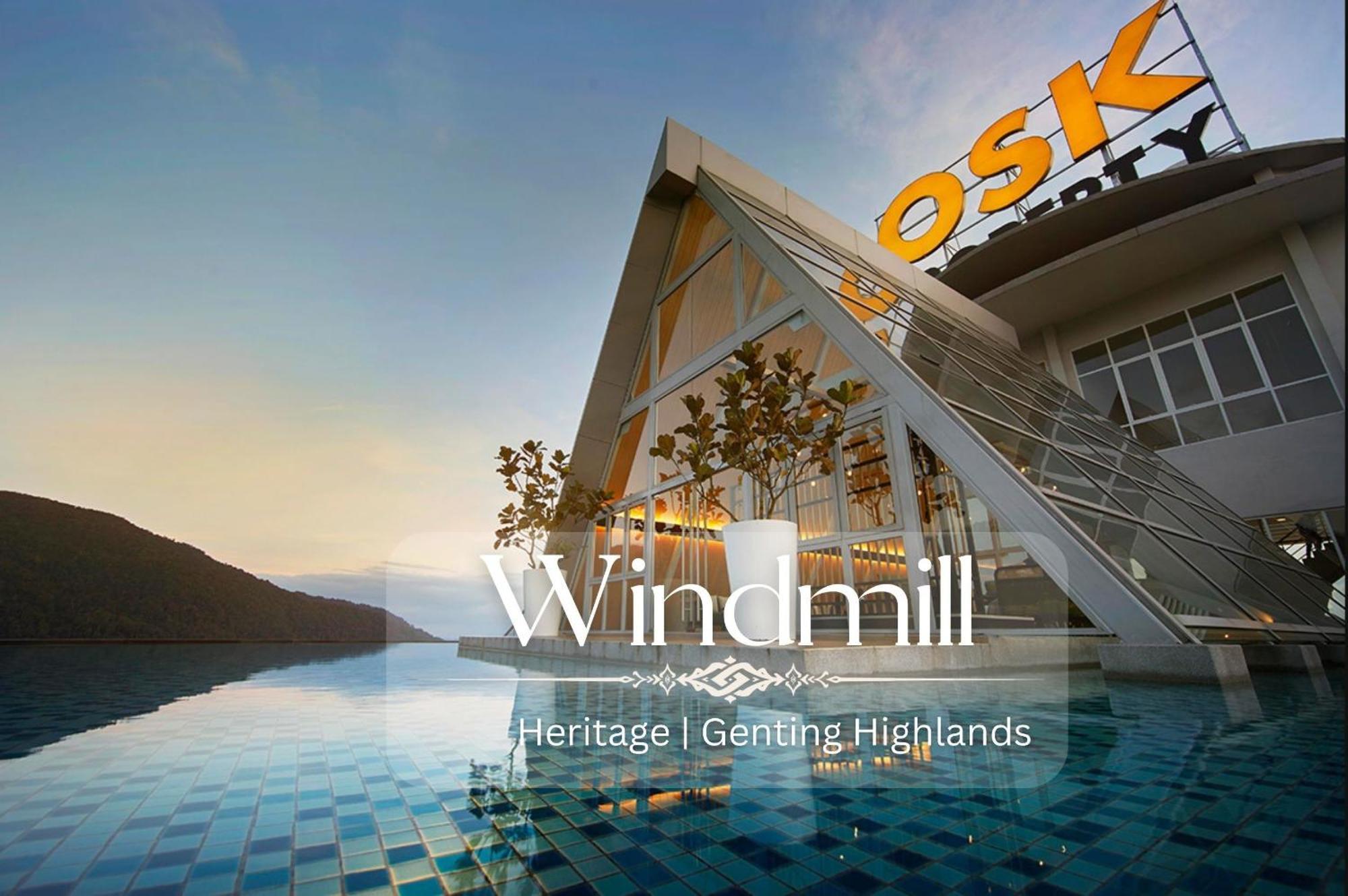 Windmill Upon Hills Luxurious Sky Villa 360 Sky Pool Heated Pool Mountainous Genting View Genting Highland By Heritage Genting Highlands Kültér fotó