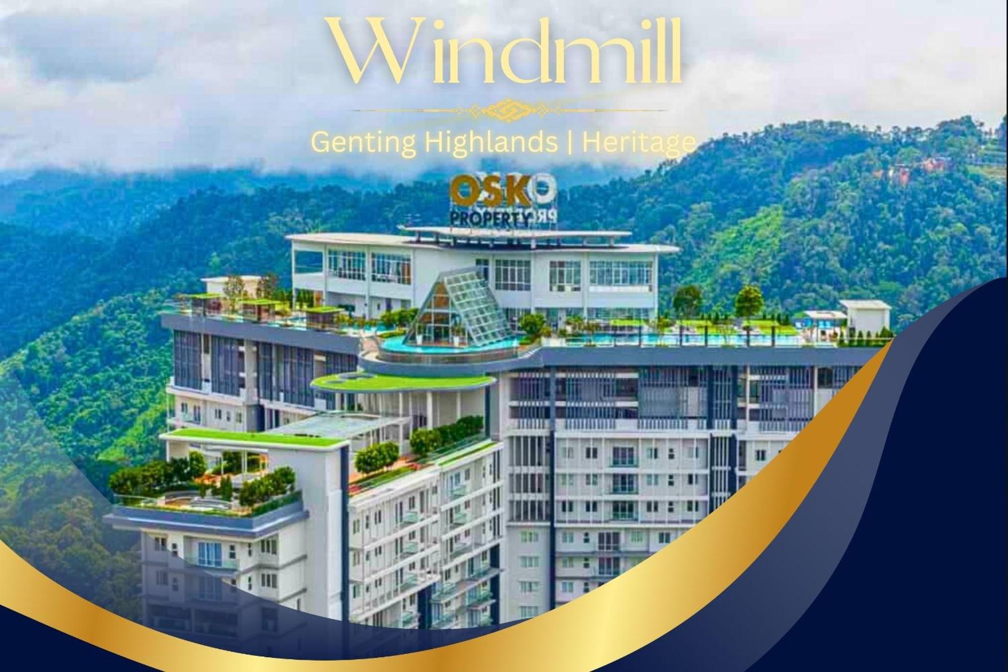 Windmill Upon Hills Luxurious Sky Villa 360 Sky Pool Heated Pool Mountainous Genting View Genting Highland By Heritage Genting Highlands Kültér fotó